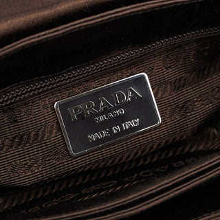 Prada Black Satin Mini Handbag