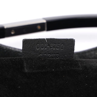 Fall 1999 Black Leather Loop Shoulder Bag