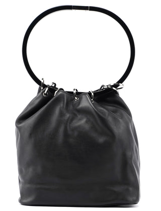 Fall 1999 Black Leather Loop Shoulder Bag