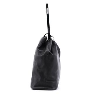 Fall 1999 Black Leather Loop Shoulder Bag