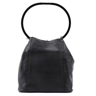 Fall 1999 Black Leather Loop Shoulder Bag