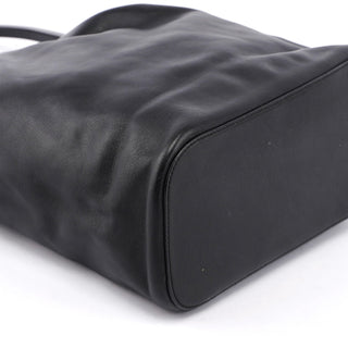 Fall 1999 Black Leather Loop Shoulder Bag