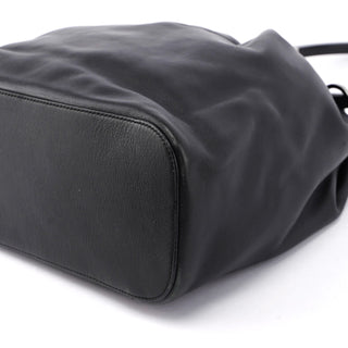 Fall 1999 Black Leather Loop Shoulder Bag