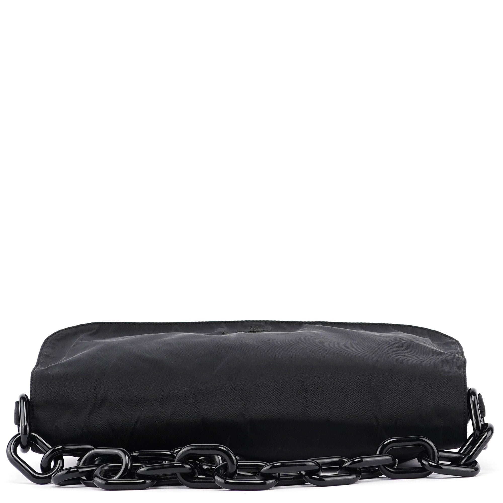 Prada Black Tessuto Plastic Shoulder Bag