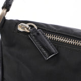 Mini sac hobo Tessuto en nylon noir
