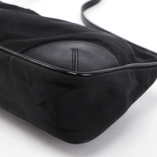 Black Tessuto Mini Hobo Bag