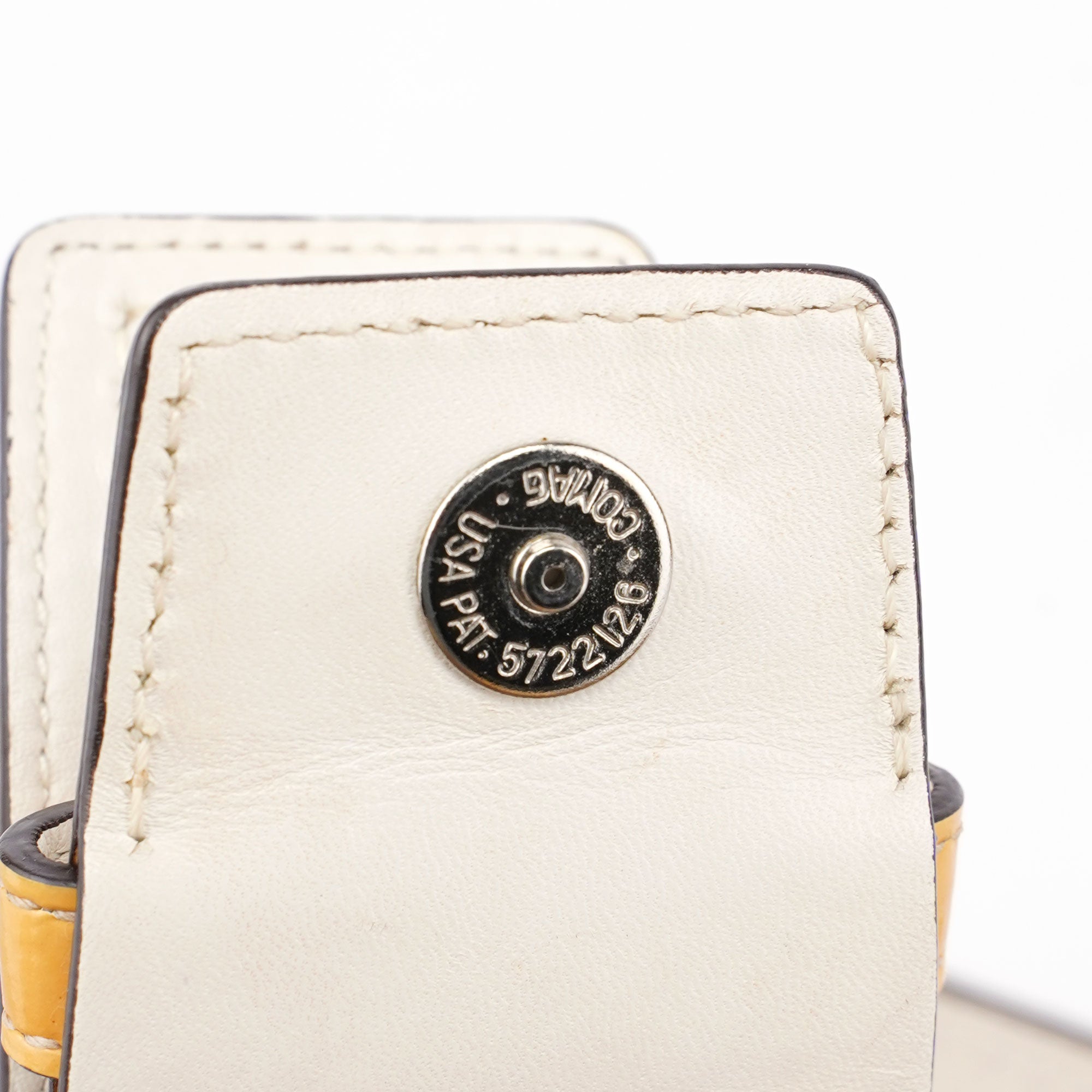 F12316 Beige Signature C Patchwork Soho Bag