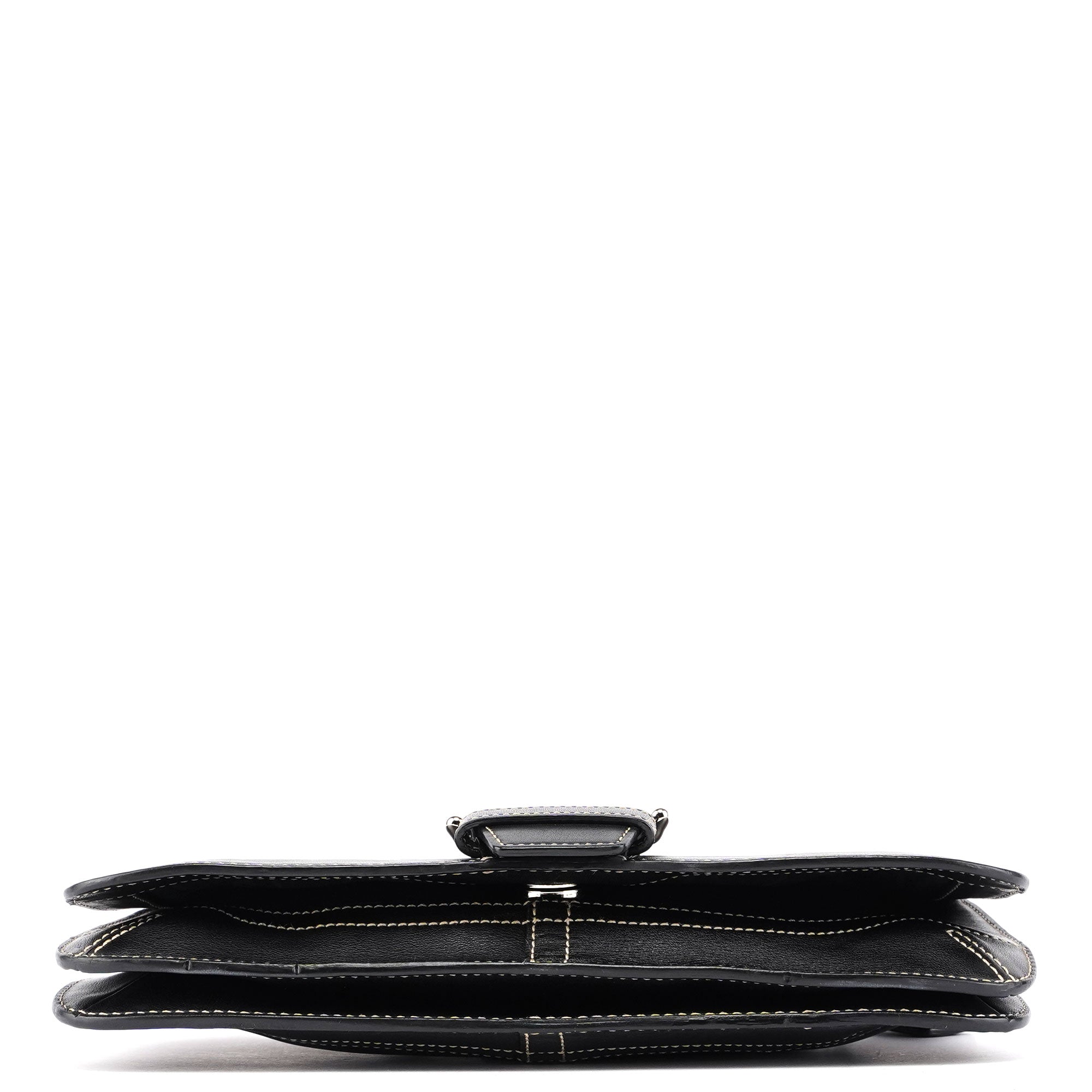 9739 Black Leather Soho Shoulder Bag