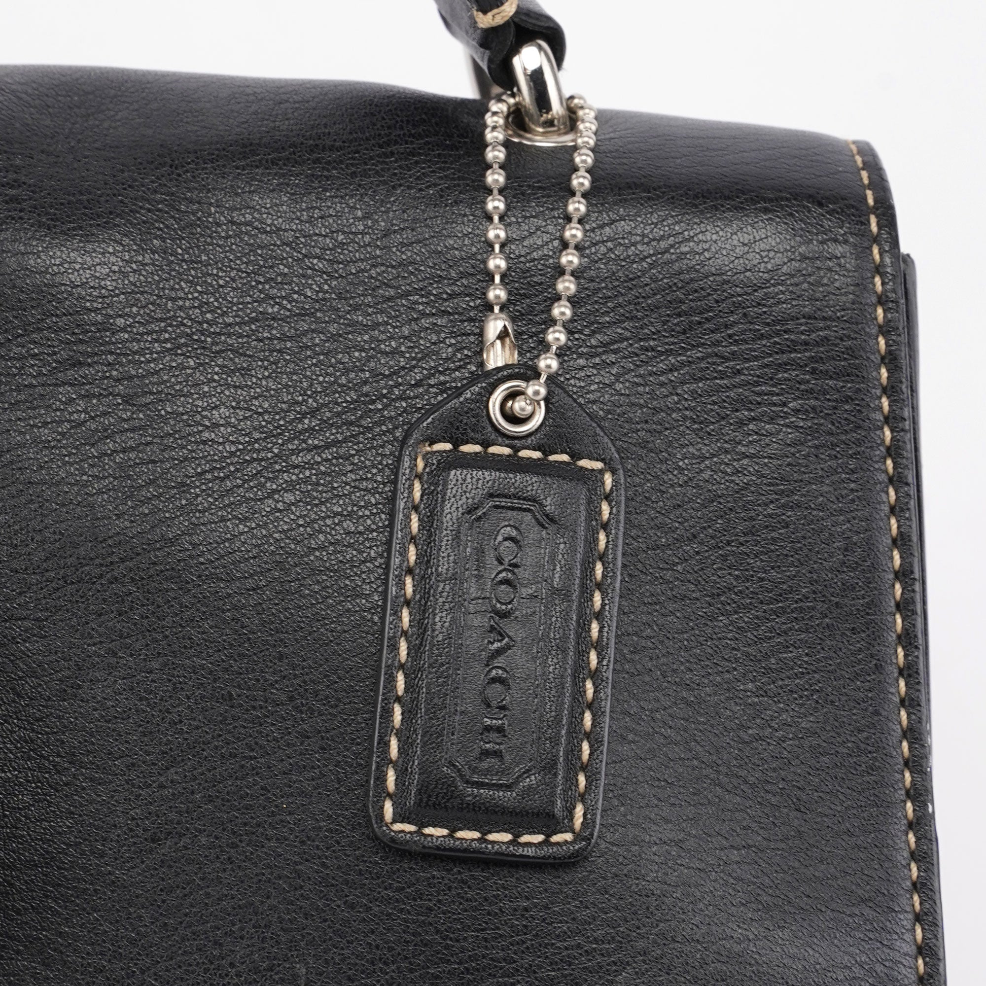 9739 Black Leather Soho Shoulder Bag