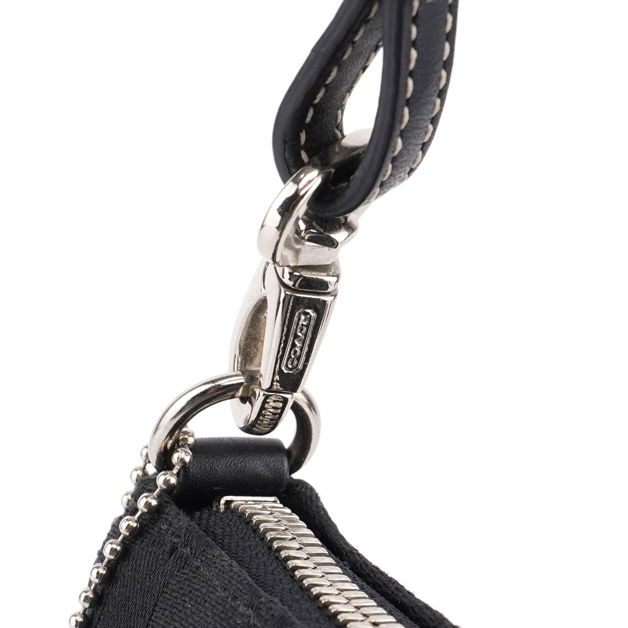 6094 Black Signature C Demi Shoulder Bag