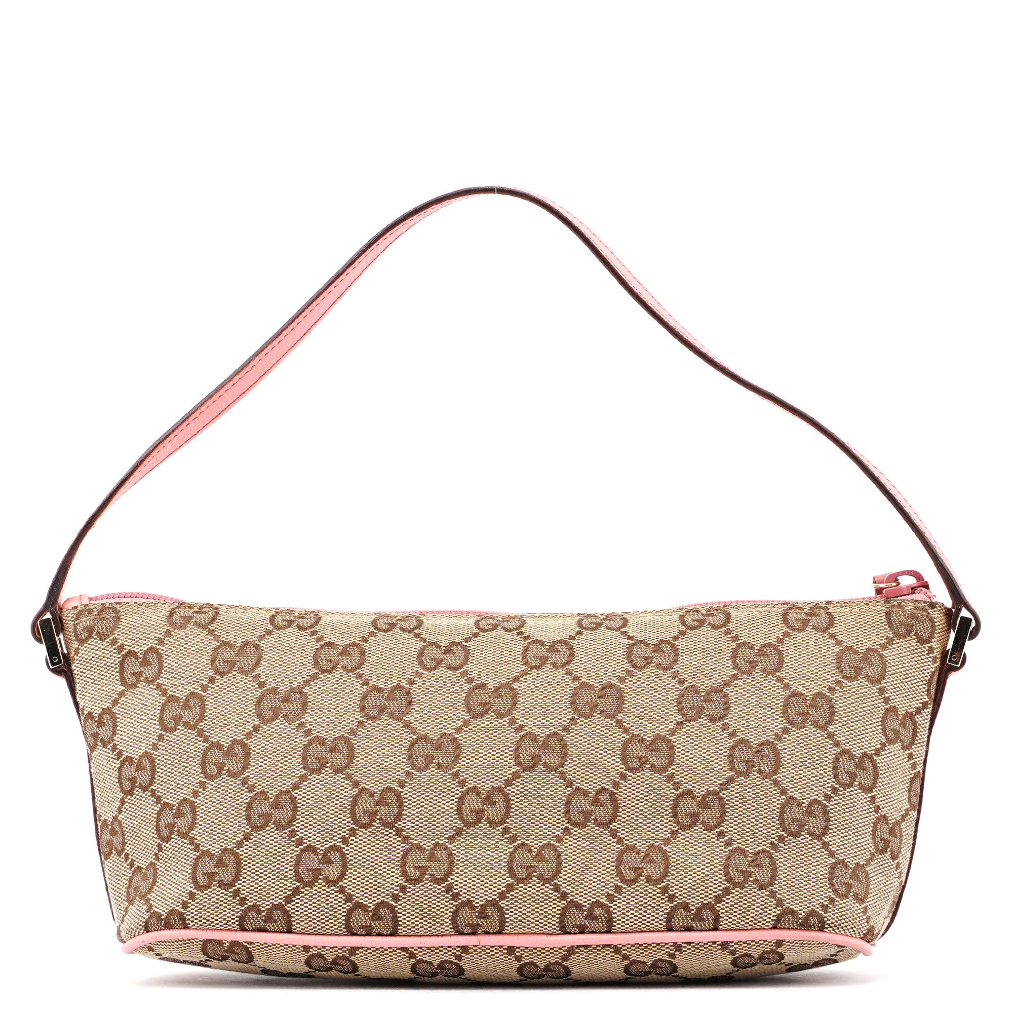 07198 Beige Pink GG Boat Pochette