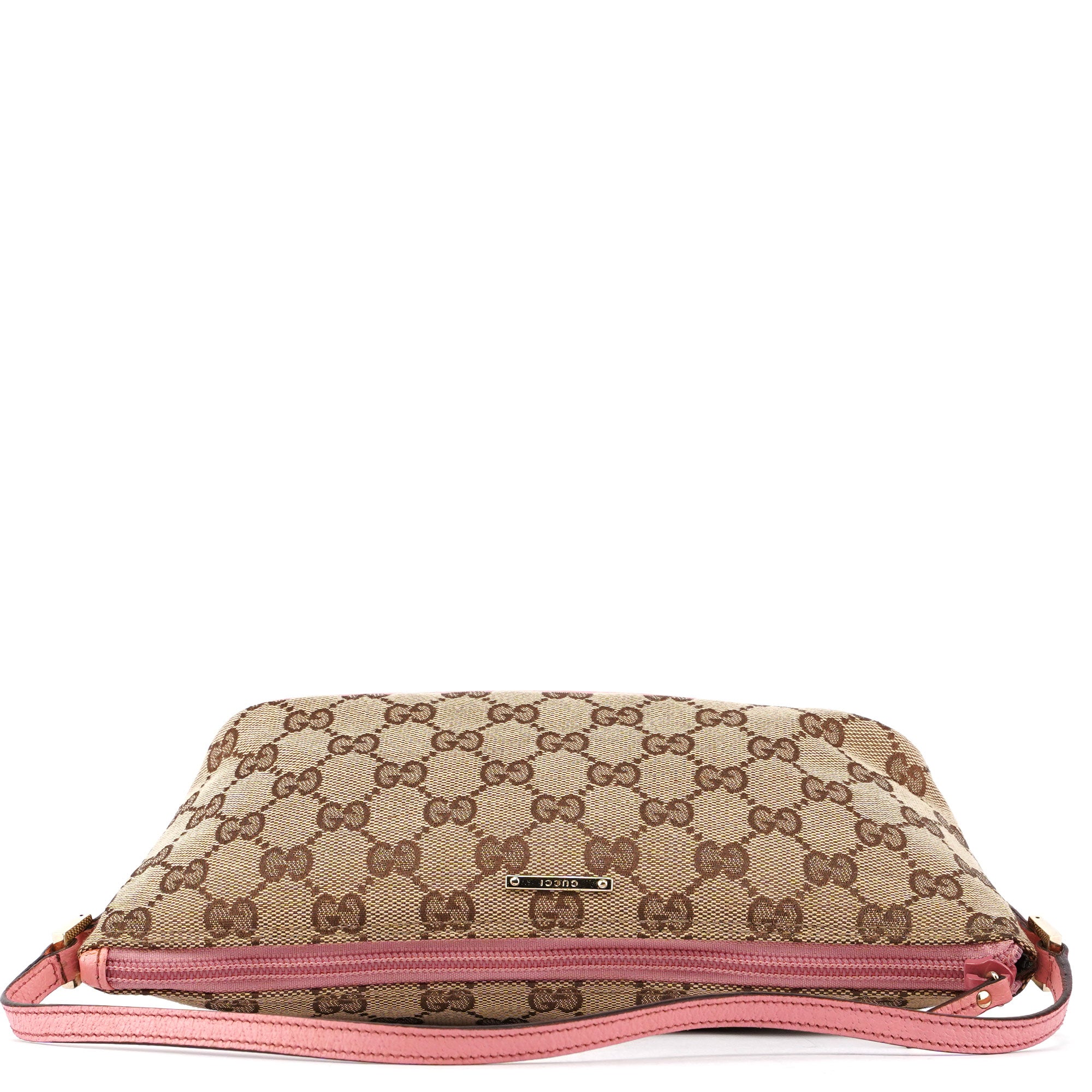 07198 Beige Pink GG Boat Pochette