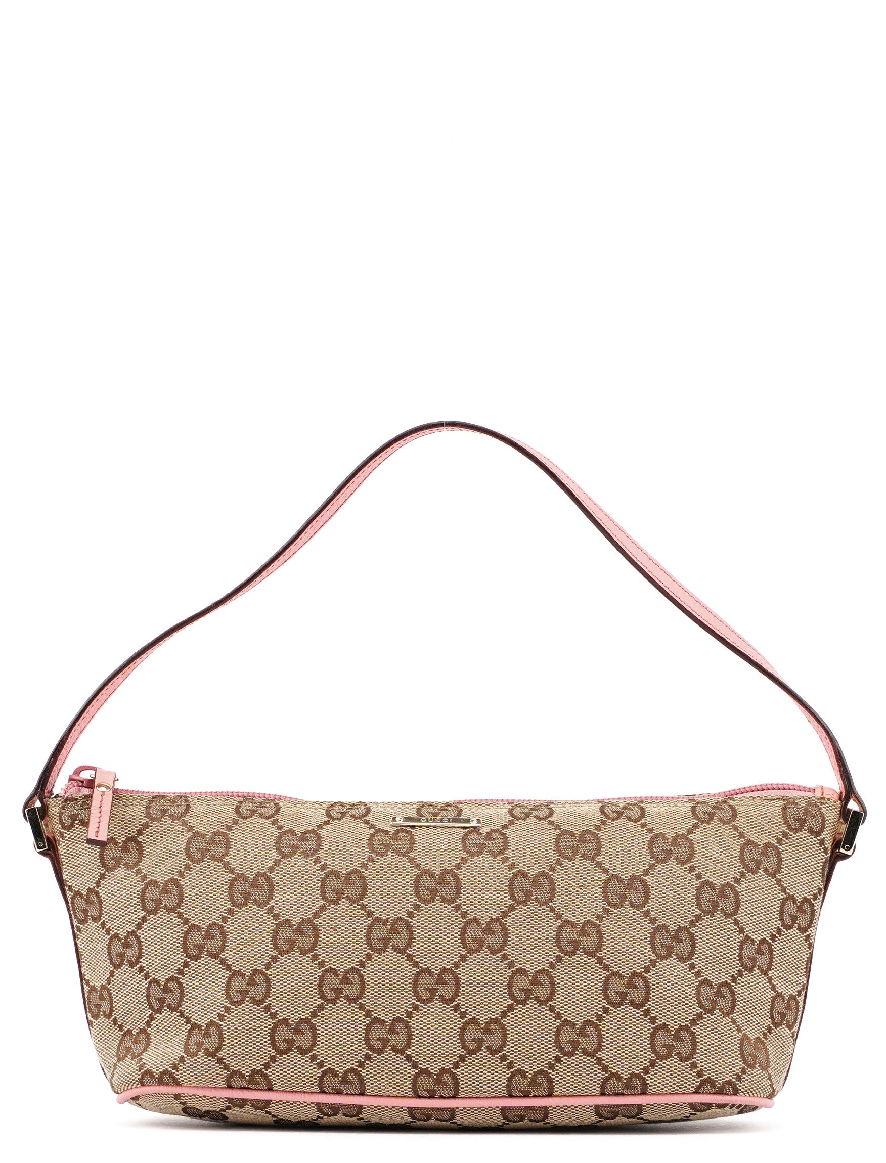 07198 Beige Pink GG Boat Pochette