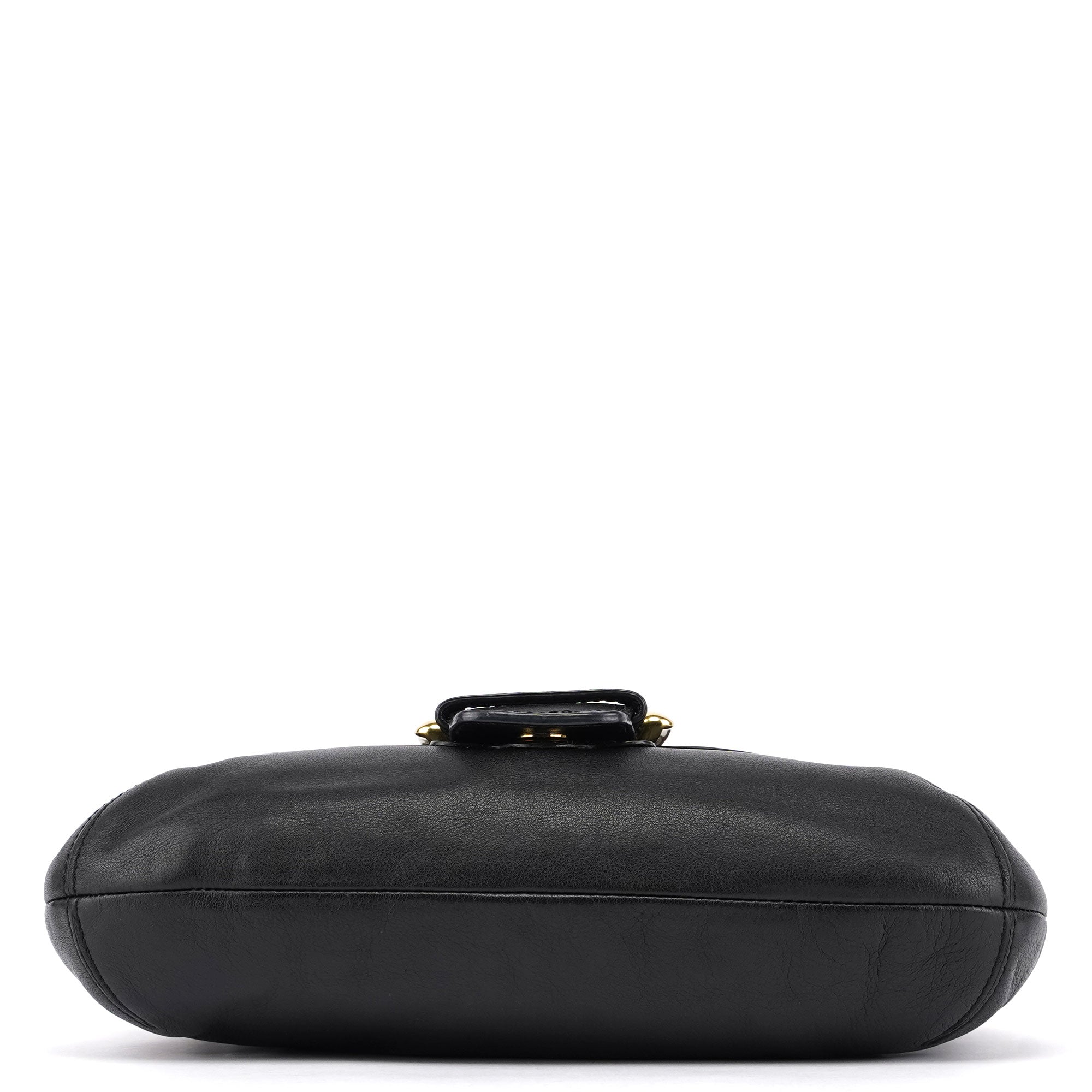 F11840 Black Leather Soho Shoulder Bag