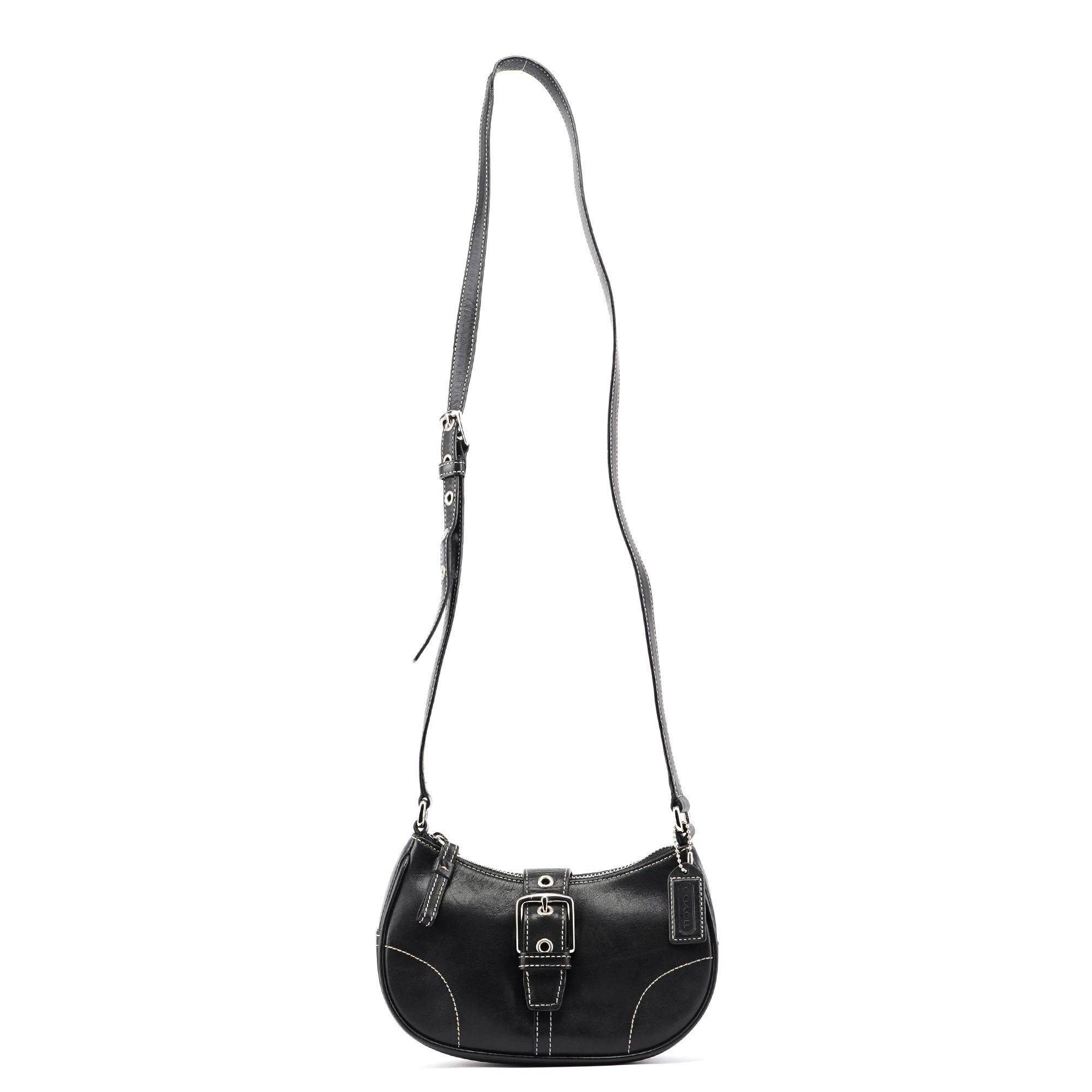 9354 Black Leather Soho Crossbody Bag