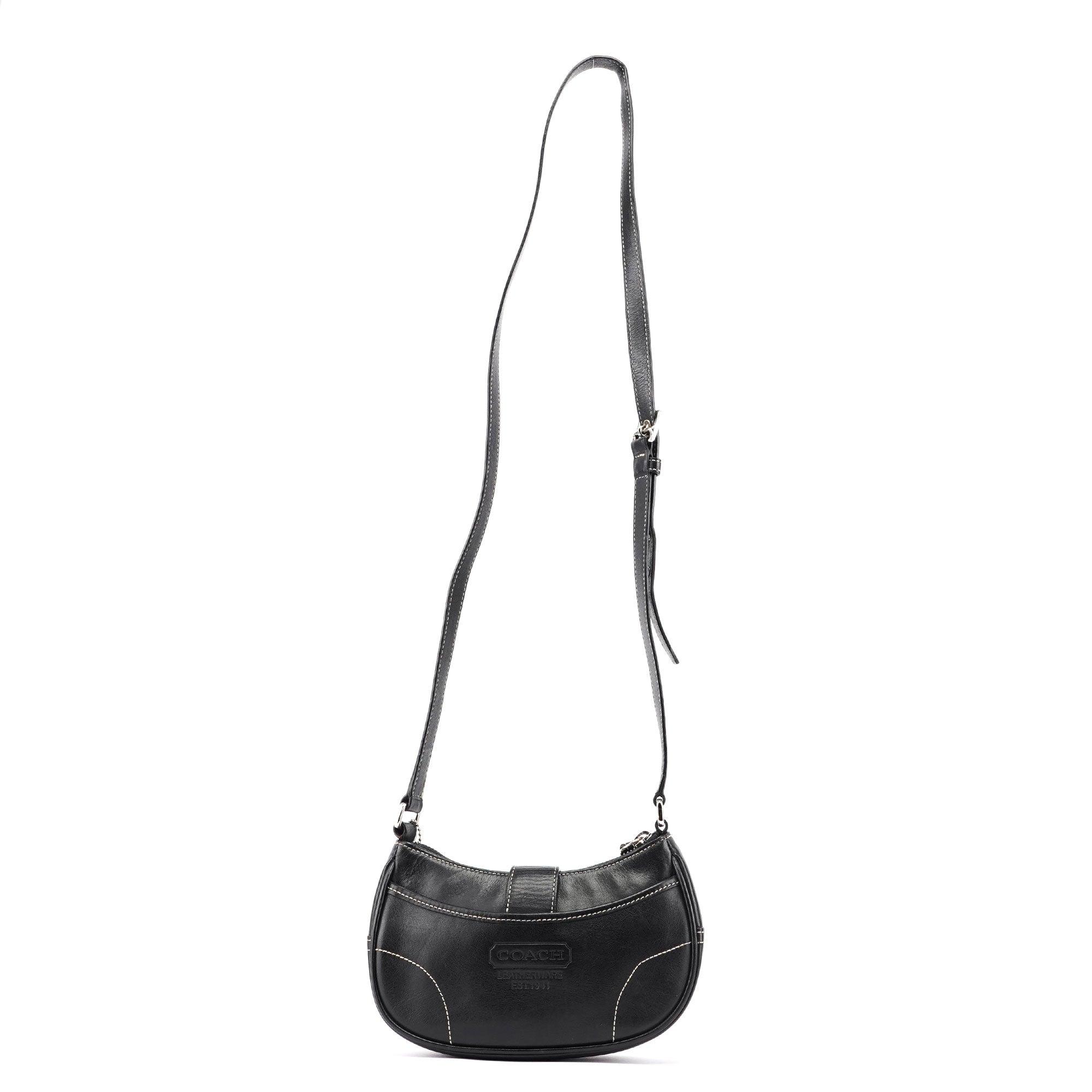 9354 Black Leather Soho Crossbody Bag