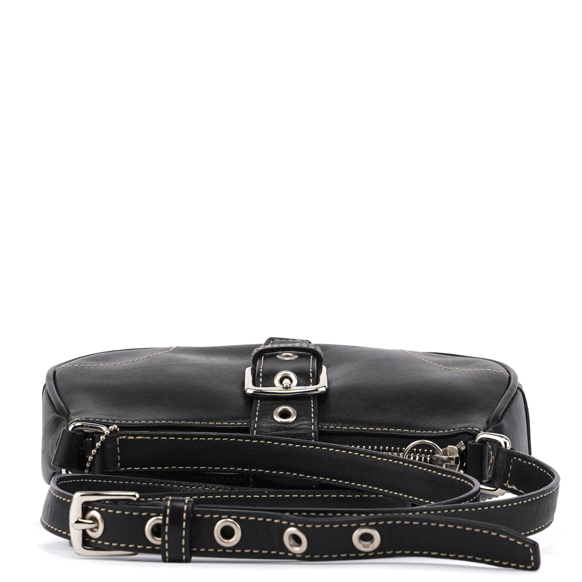 9354 Black Leather Soho Crossbody Bag