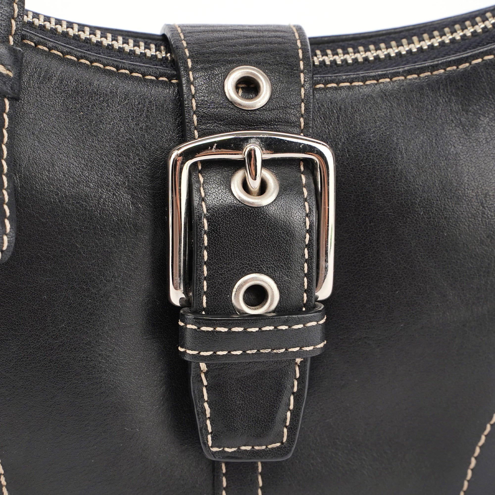 9354 Black Leather Soho Crossbody Bag