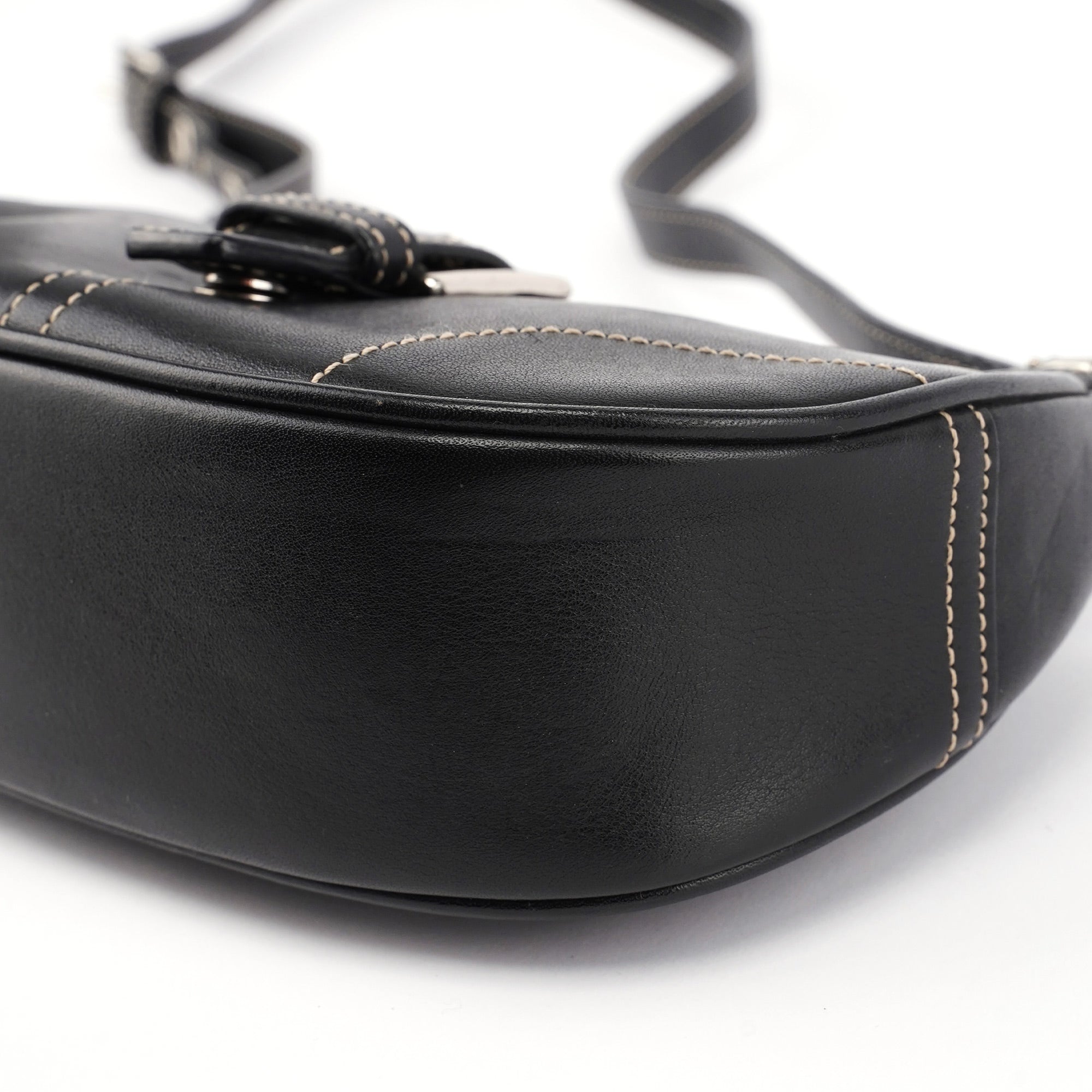 9354 Black Leather Soho Crossbody Bag