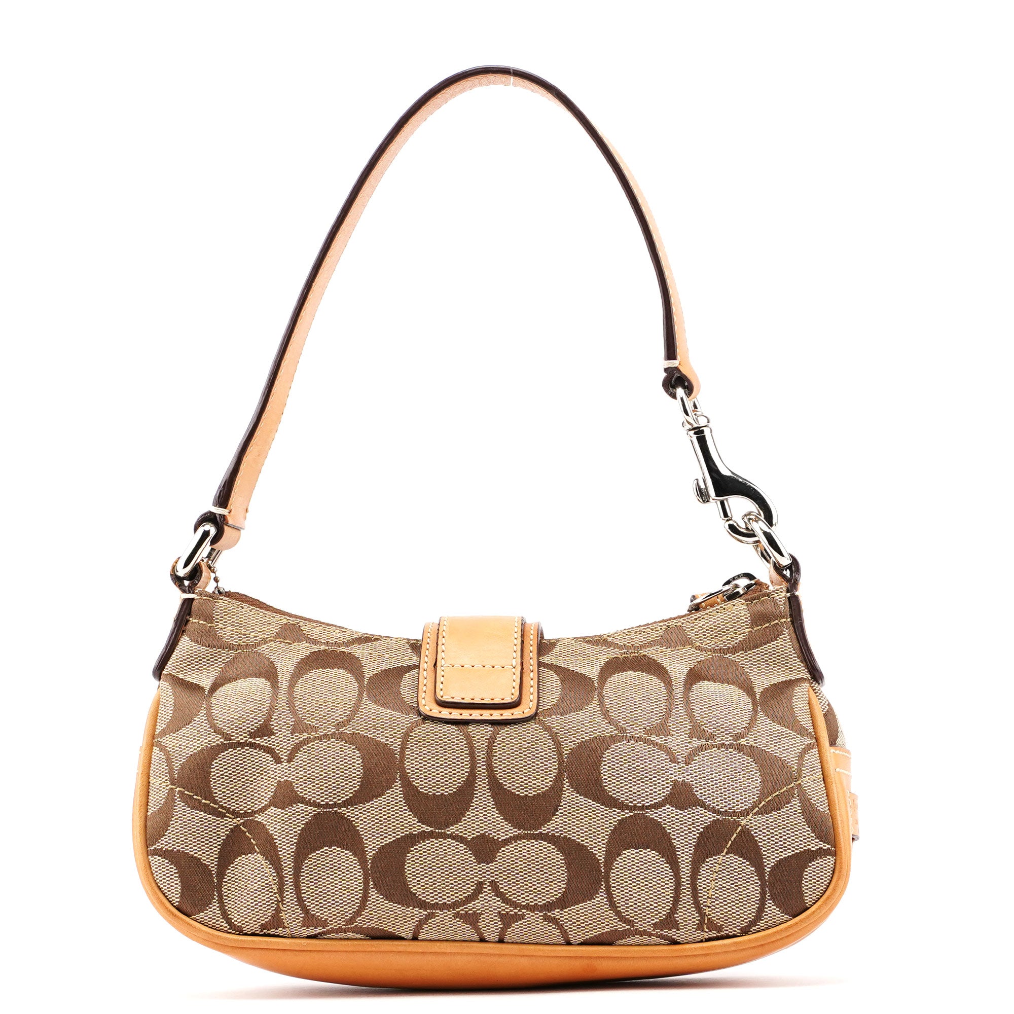 6362 Beige Signature C Soho Shoulder Bag