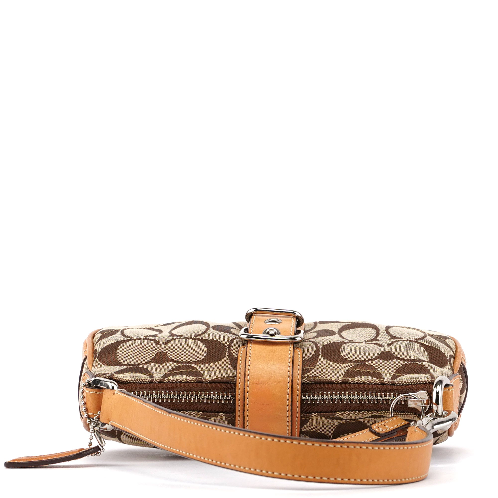 6362 Beige Signature C Soho Shoulder Bag