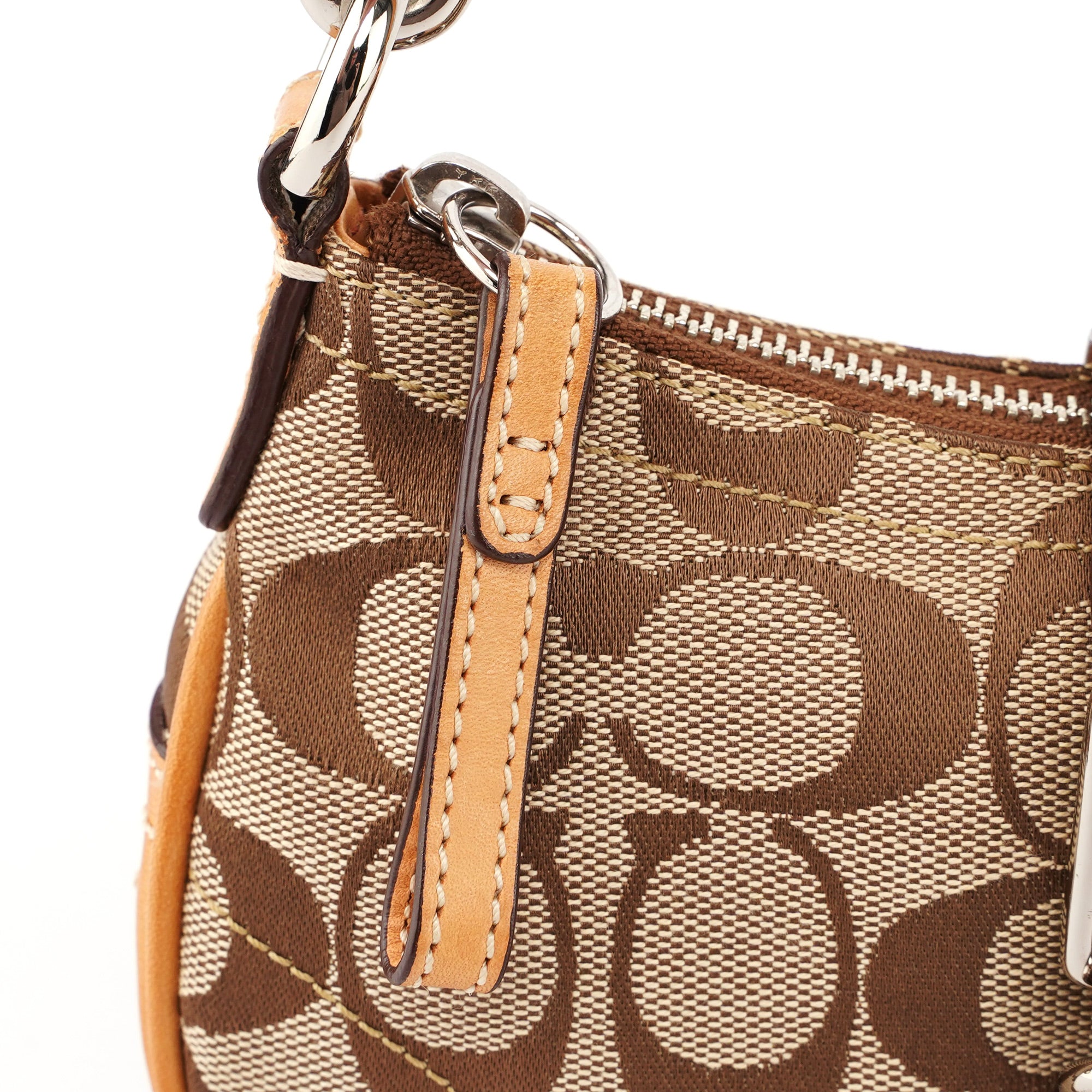 6362 Beige Signature C Soho Shoulder Bag