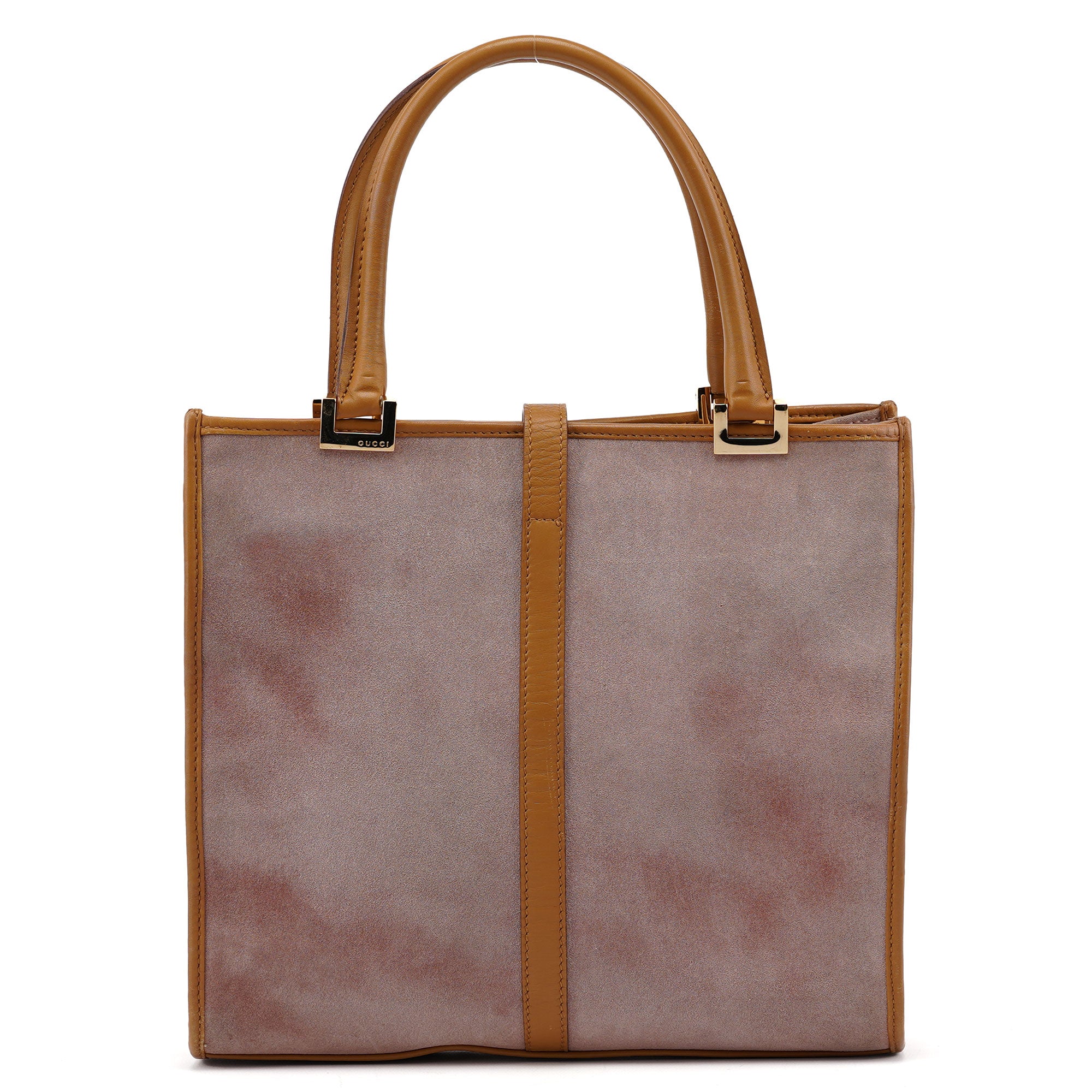 002 1065 Pink Suede Jackie Tote Bag