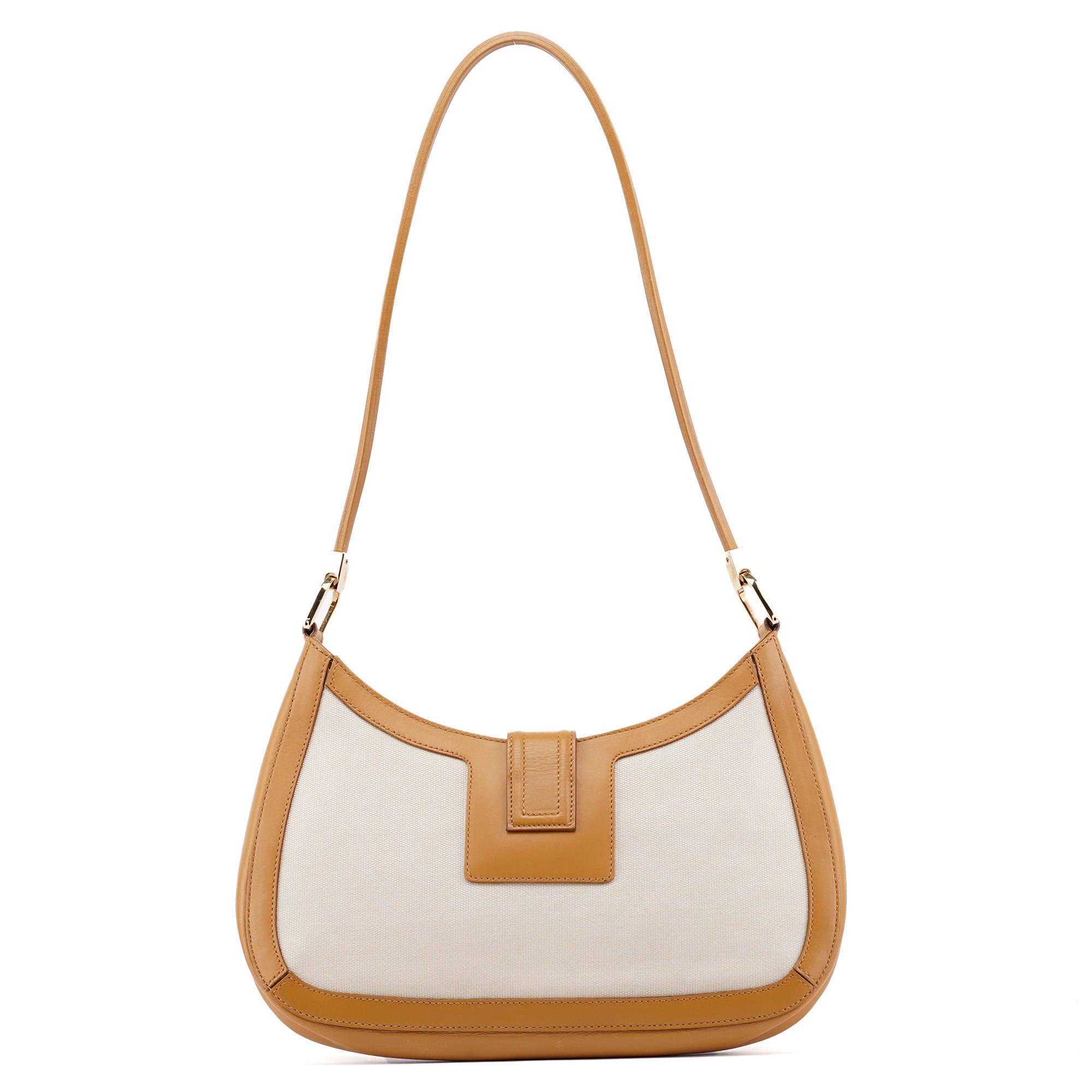 001 4141Beige Square G Jackie Shoulder Bag