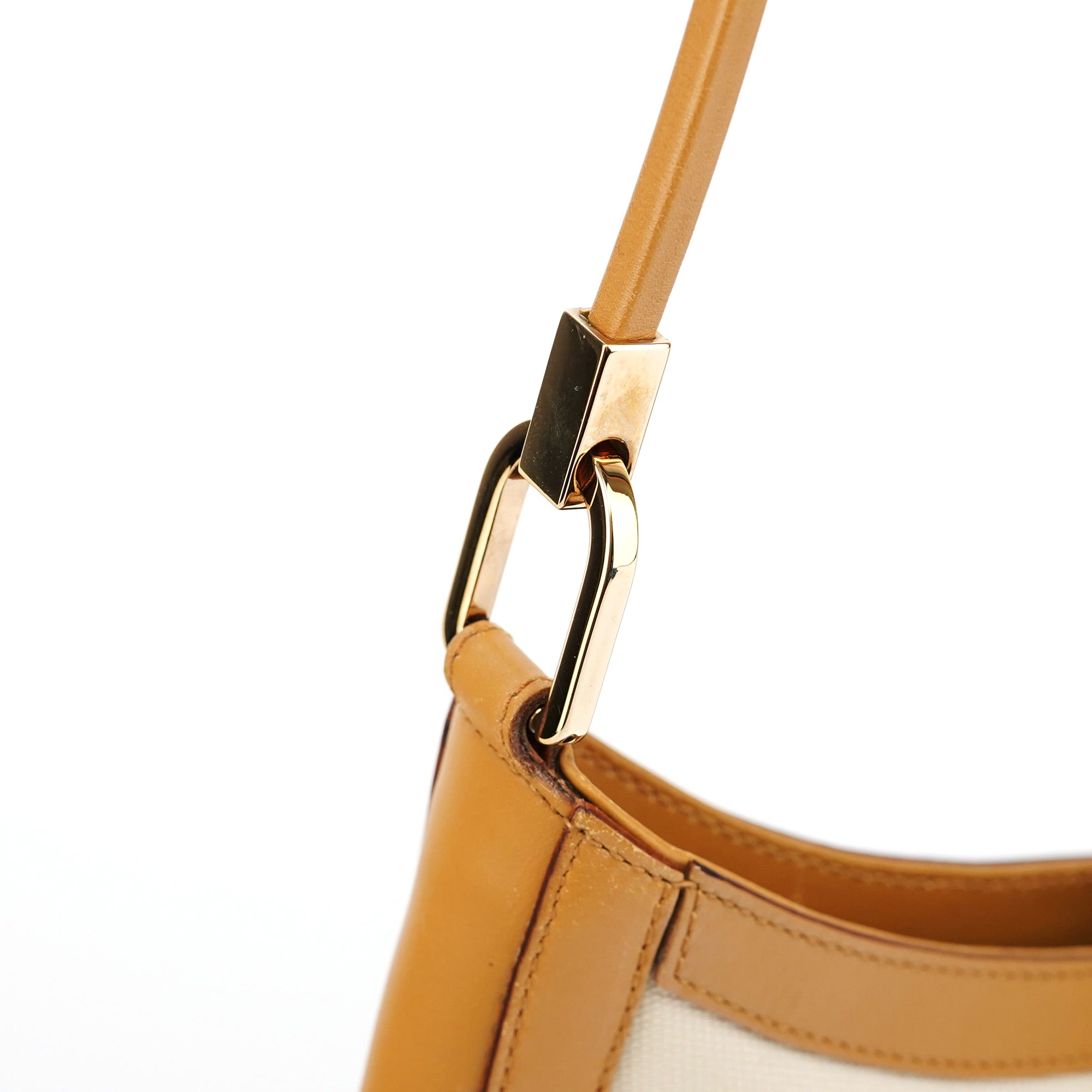 001 4141Beige Square G Jackie Shoulder Bag