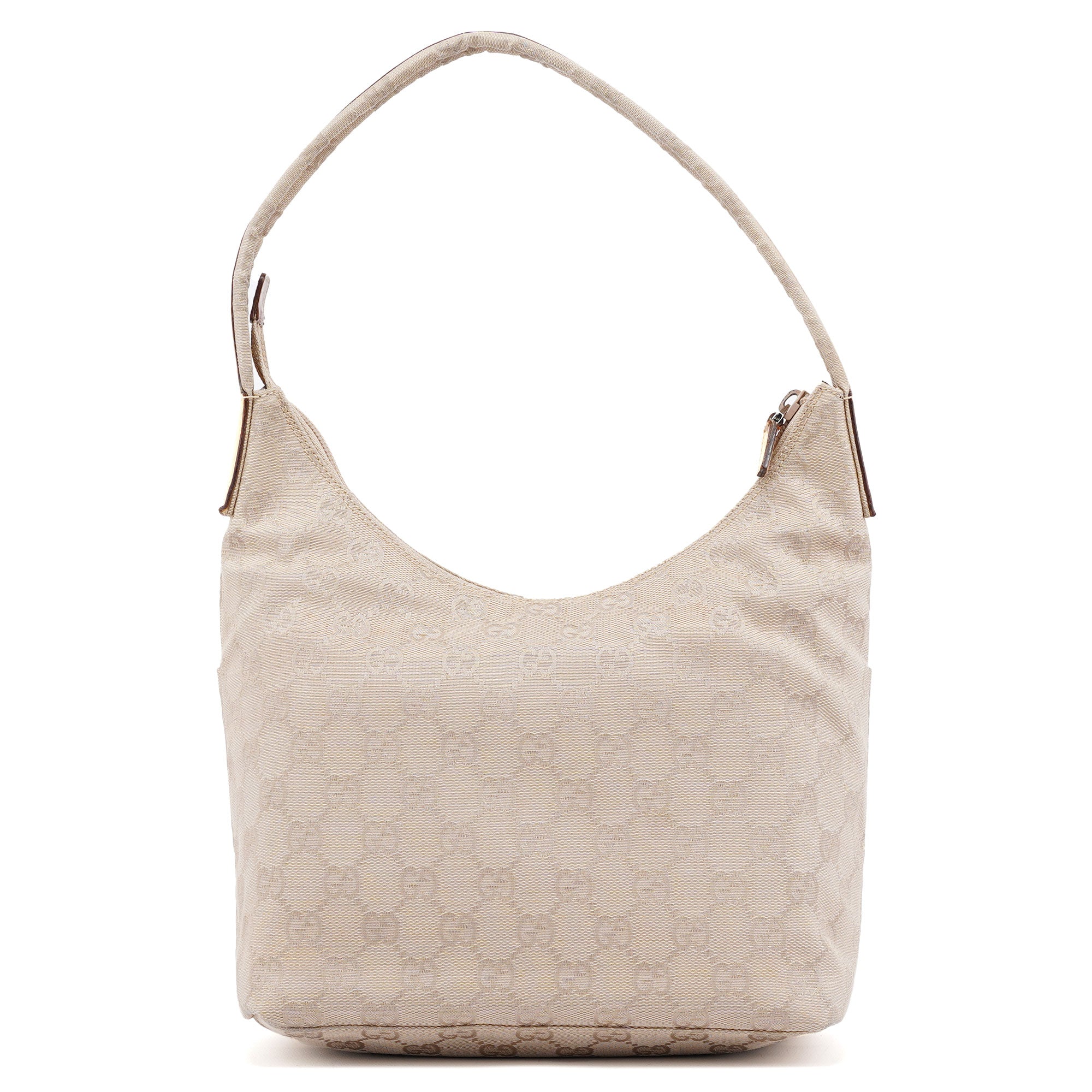 Beige GG Hobo Shoulder Bag