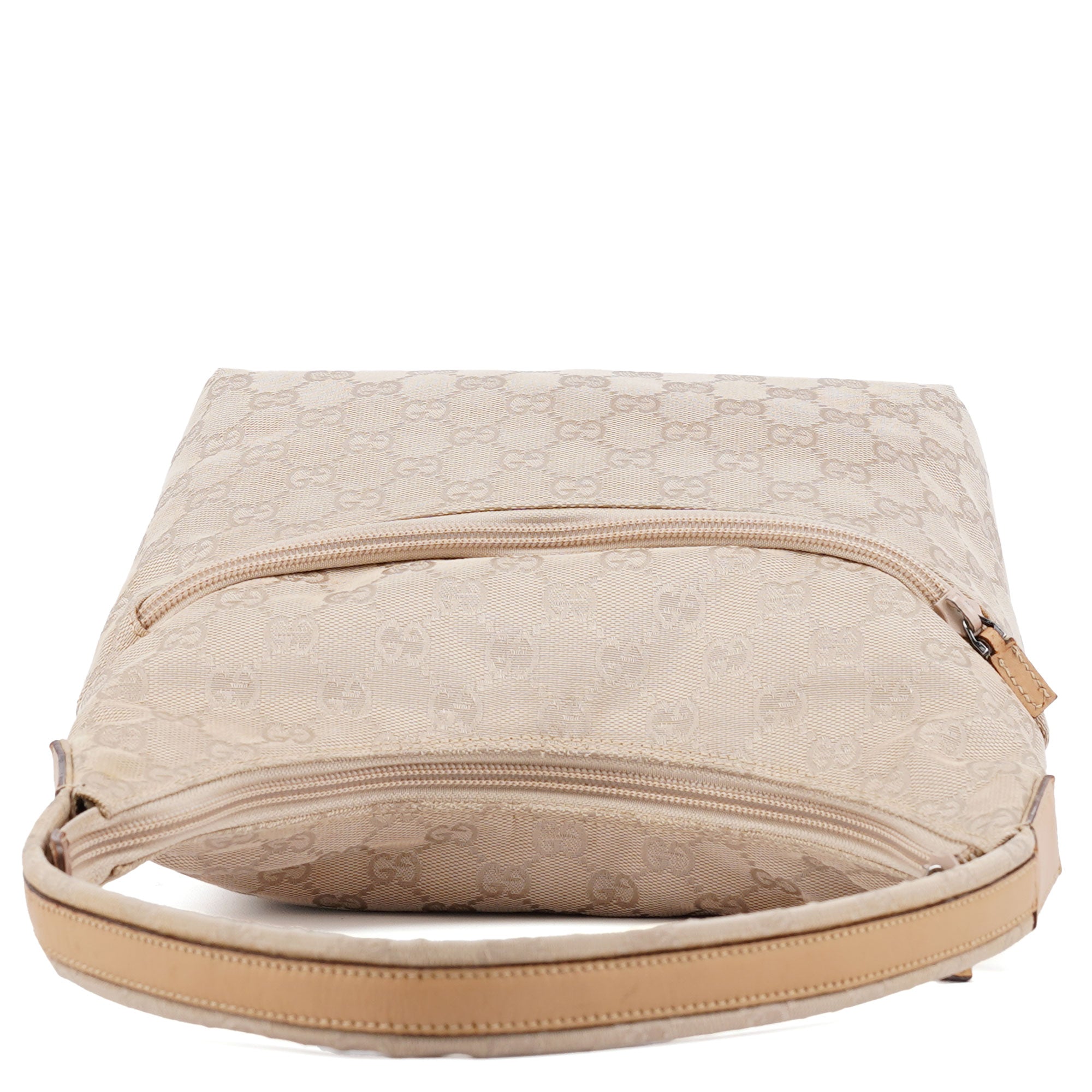 Beige GG Hobo Shoulder Bag