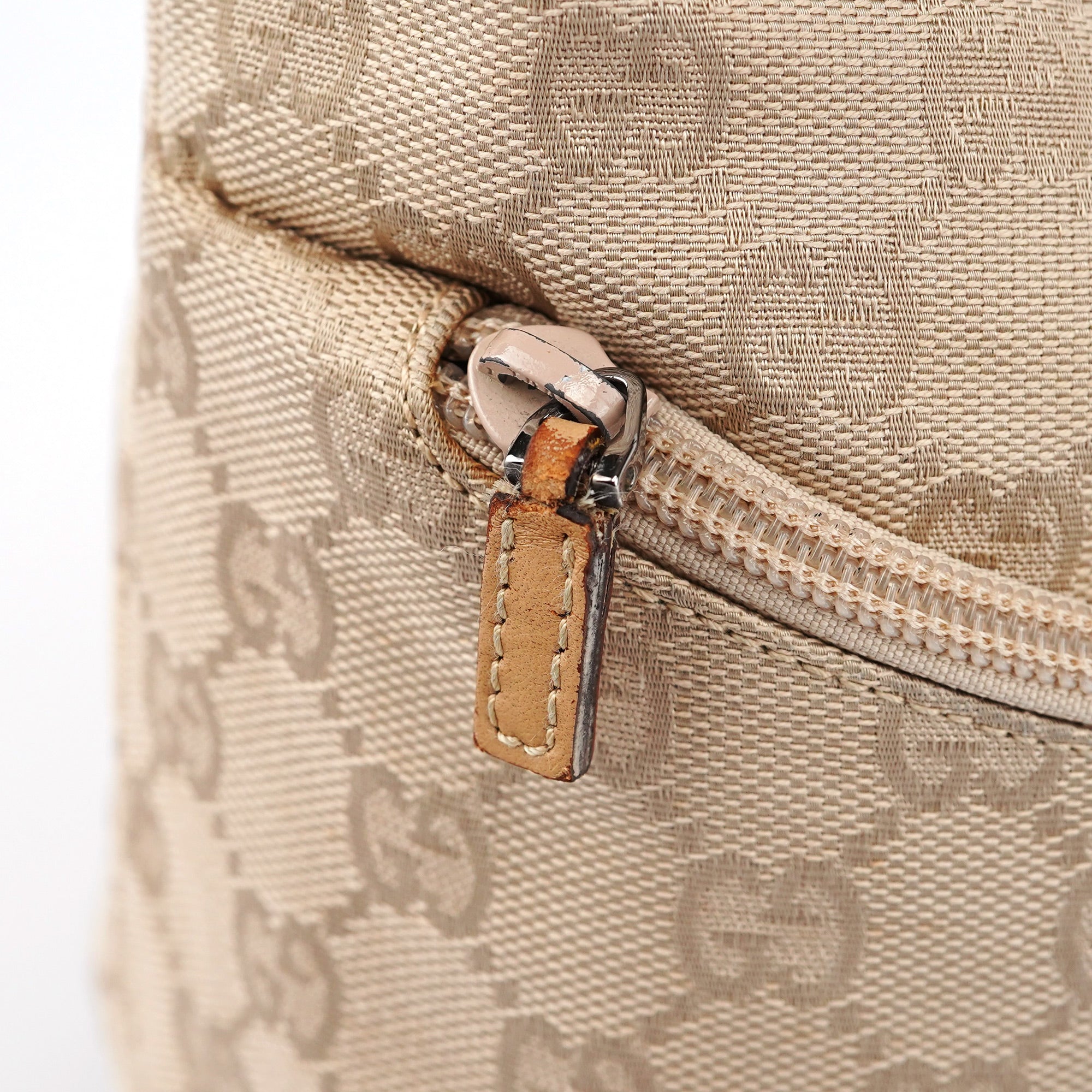 Beige GG Hobo Shoulder Bag