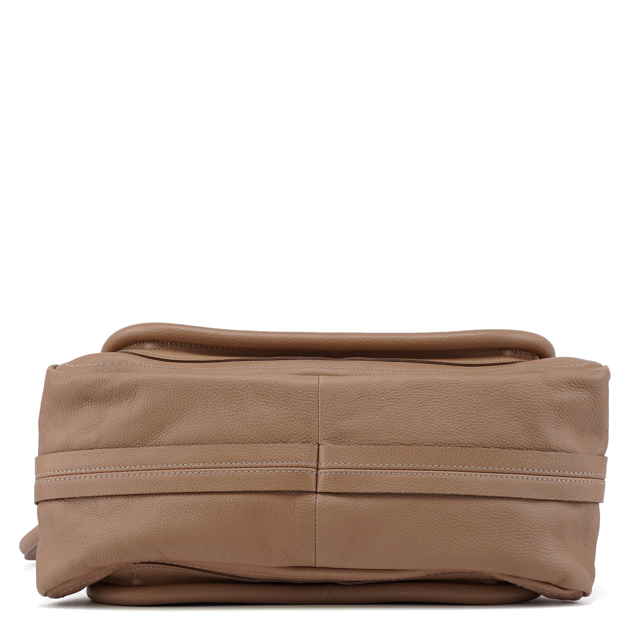 Beige Leather Paraty 2-Way Shoulder Bag