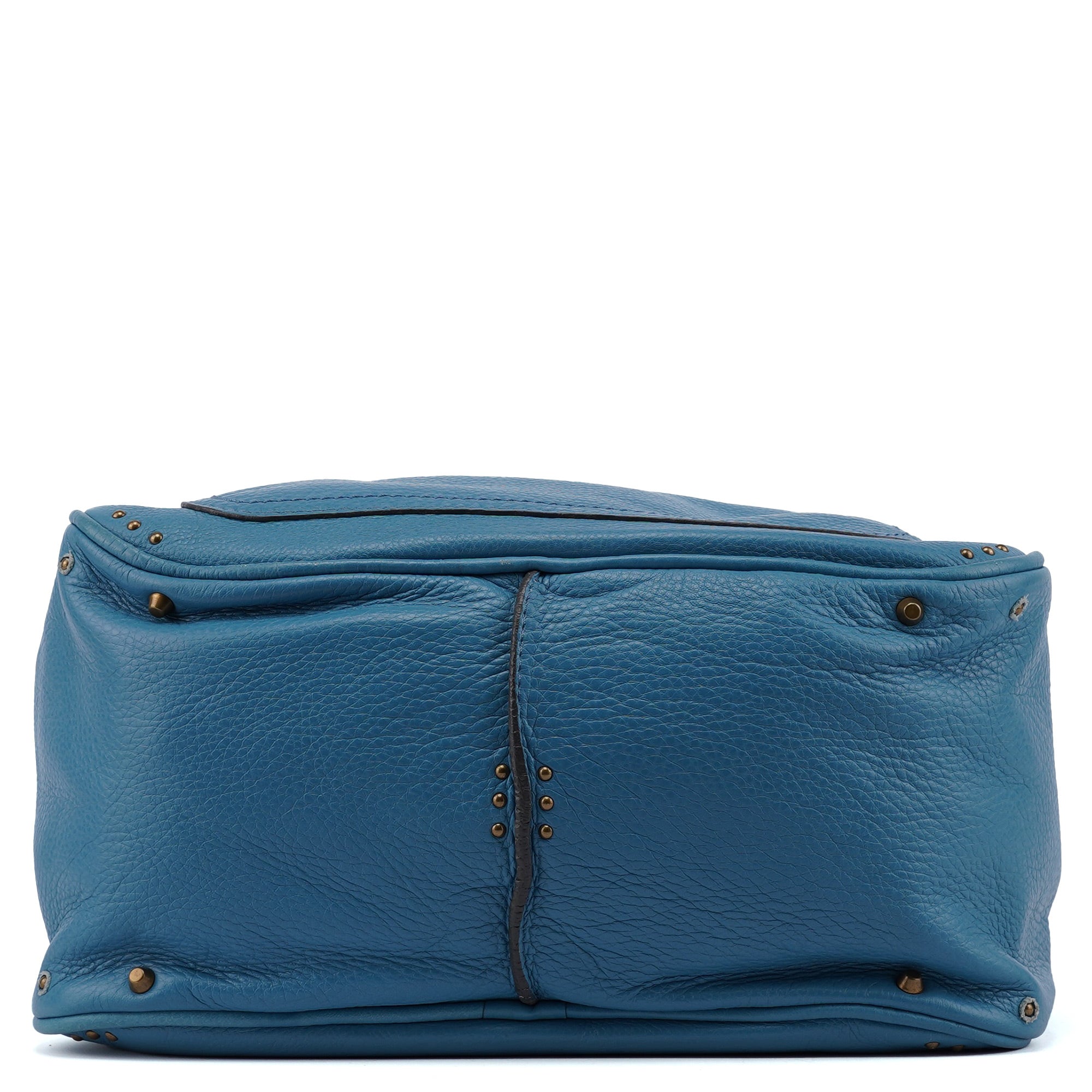 Baby Blue Leather Paddington Shoulder Bag