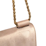 Chloé Bronze Metallic Leather Elsie Shoulder Bag