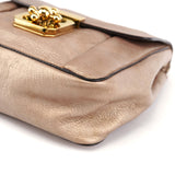 Chloé Bronze Metallic Leather Elsie Shoulder Bag