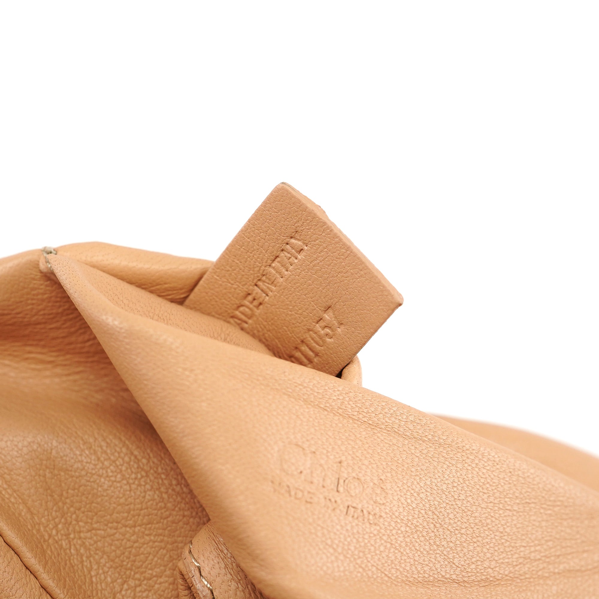 Chloé Bronze Metallic Leather Elsie Shoulder Bag