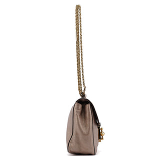 Chloé Bronze Metallic Leather Elsie Shoulder Bag