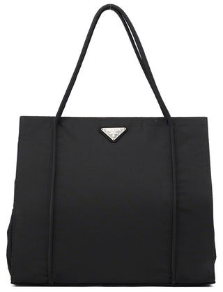 B6761 Black Tessuto Nylon Tote Bag