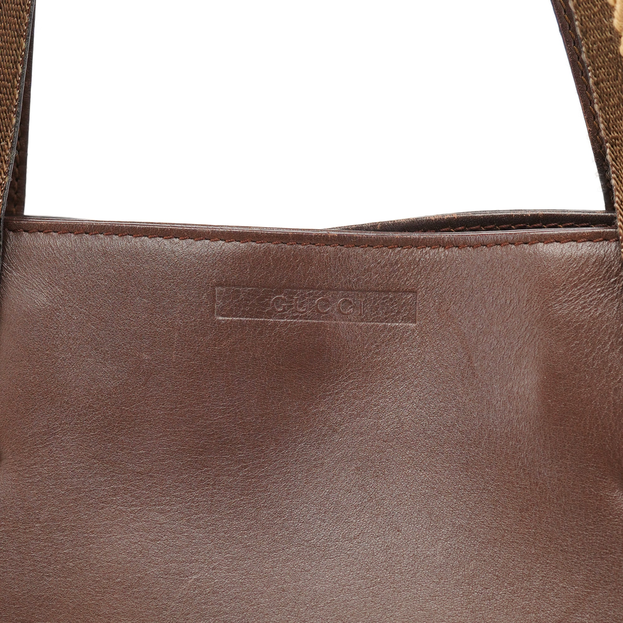 Gucci Brown Calfskin Tote Bag