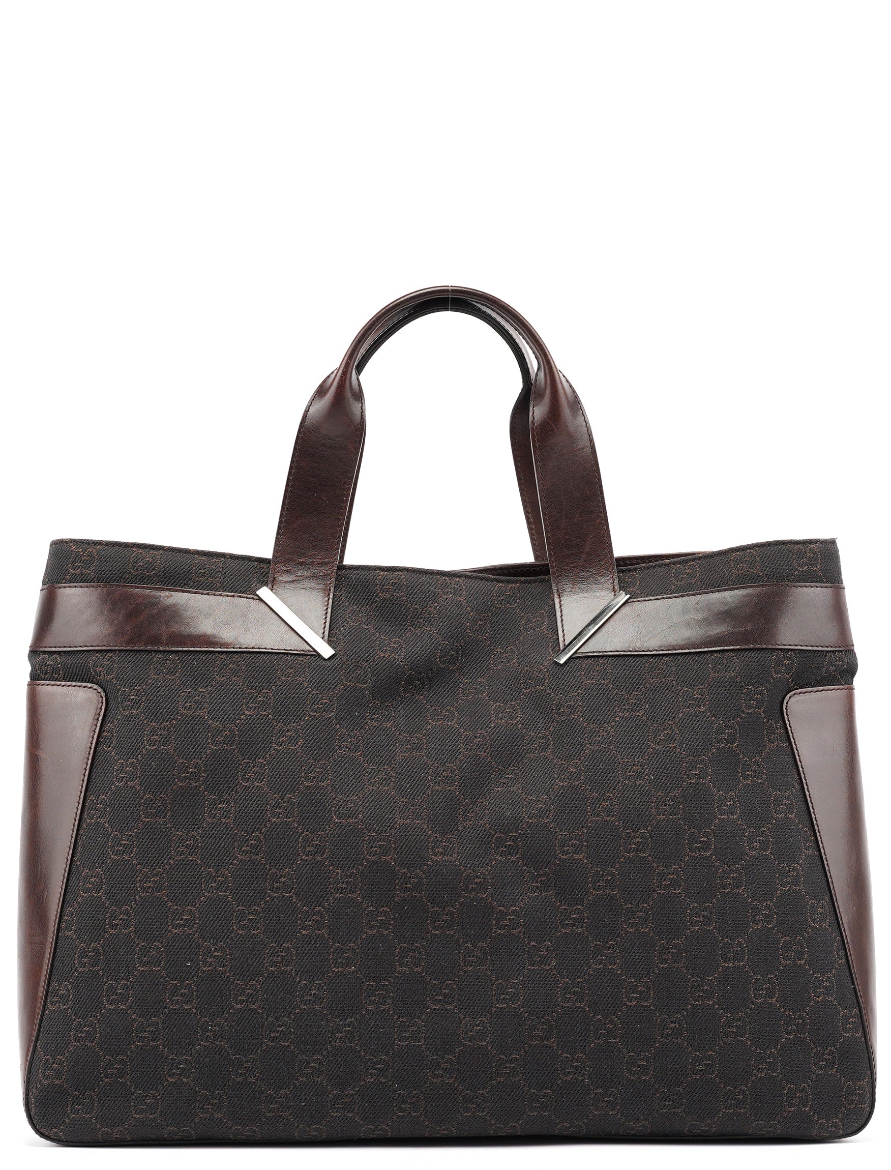 GUCCI by TOM FORD SS 2000 Red Beige Abstract Floral Canvas