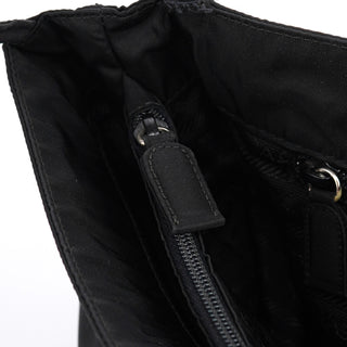 B6242 Black Tessuto City Tote Bag