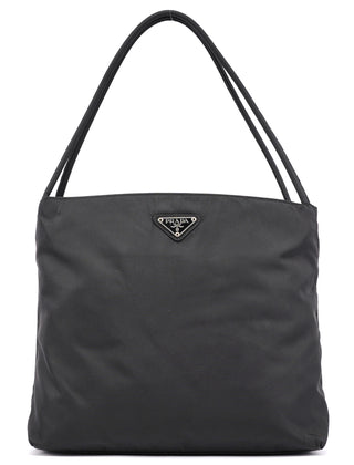 B6242 Black Tessuto City Tote Bag