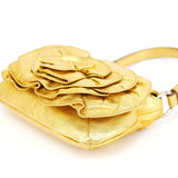 Yves Saint Laurent 2003 Gold Leather Mini Nadja Bag