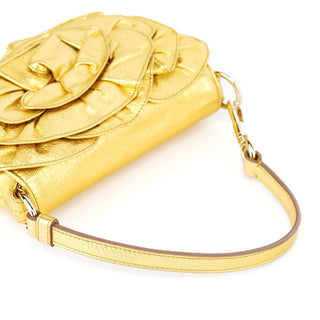 2003 Gold Leather Mini Nadja Bag