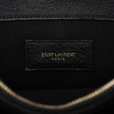 Yves Saint Laurent Black Leather Muse Two 2-Way Bag
