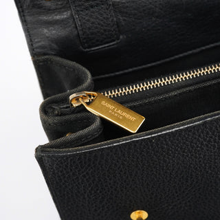 Black Leather Muse Two 2-Way Bag