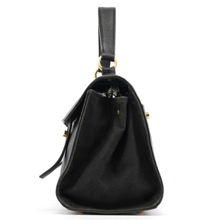 Black Leather Muse Two 2-Way Bag