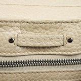 Ivory Leather Belt Bowling Bag