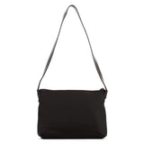Brown Canvas Square G Shoulder Bag